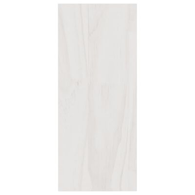 vidaXL bogreol 40x30x71,5 cm massivt fyrretræ hvid