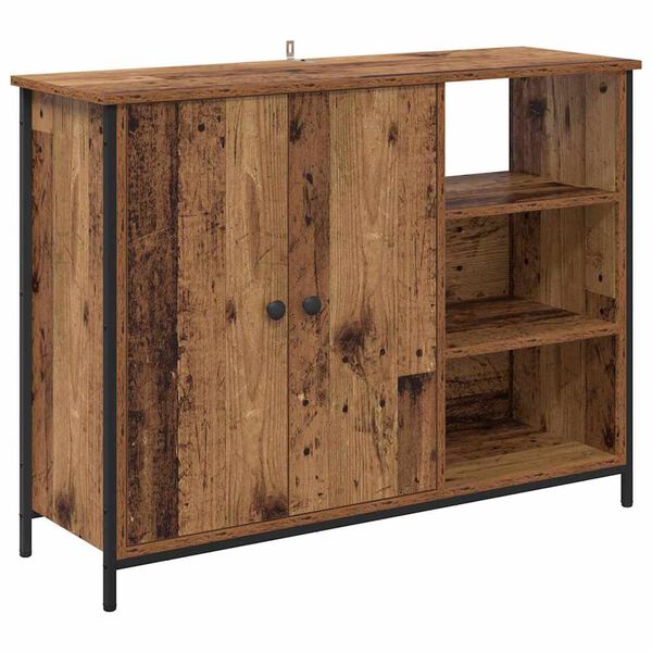 vidaXL Sideboard Gammelt tr&aelig; 100 x 33 x 75 cm Konstrueret tr&aelig;