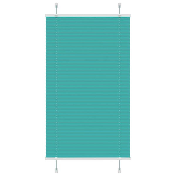 vidaXL Pliss&eacute;gardin Benzin Gr&oslash;n 80x150 cm Stofbredde 79,4 cm Polyester