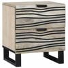 vidaXL Natskab Hvid 40 x 33 x 46 cm Konstrueret tr&aelig;