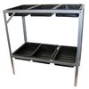 Nature pottebord 77x40x77 cm galvaniseret st&aring;l