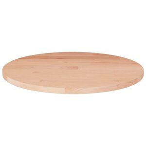 vidaXL rund bordplade &Oslash;30x1,5 cm ubehandlet massivt egetr&aelig;