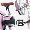 vidaXL B&oslash;rnecykel 18 tommer for 5-7 &aring;r gammel Lys pink