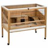 Kerbl lille k&aelig;ledyrsbur Indoor Deluxe 115 x 60 x 92,5 cm cm tr&aelig; 82725