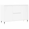 vidaXL sk&aelig;nk 101,5x35x70 cm konstrueret tr&aelig; hvid