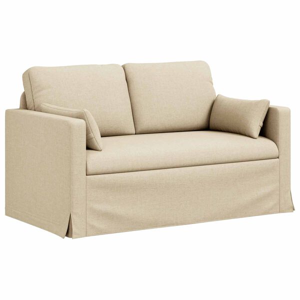 vidaXL Sofa Creme Samlede dimensioner: 139 x 78 x 80 cm (B x D x H)