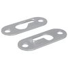 vidaXL N&oslash;glehul oph&aelig;ng 2 stk. S&oslash;lv 45 x 16 x 3.5 mm Jern