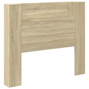 vidaXL Hovedg&aelig;rde kabinet med LED Sonoma 120 x 16,5 x 103,5 cm