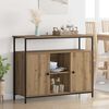 vidaXL Sideboard Artisan Egetr&aelig; 100 x 35 x 80 cm Konstrueret tr&aelig;