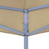 vidaXL tag til festtelt 4x3 m 270 g/m² beige