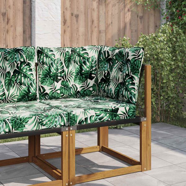 vidaXL Udend&oslash;rs Sofa Pude 3 pcs Bladm&oslash;nster Polyester