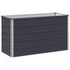 vidaXL H&aelig;vet Havebed Antracit 100 x 40 x 55 cm koldvalset st&aring;l