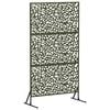 vidaXL Privatlivssk&aelig;rm 100 x 50 x 180 cm St&aring;l Olivengr&oslash;n