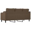 vidaXL 3-personers sofa 180 cm stof brun