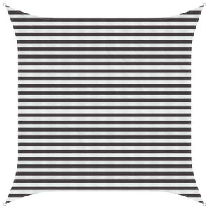 vidaXL Solsejl Anthracit og hvid 3 x 3 m HDPE