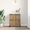 vidaXL Sideboard Artisan Egetr&aelig; 60 x 35 x 70 cm Ingeni&oslash;rt tr&aelig; og jern