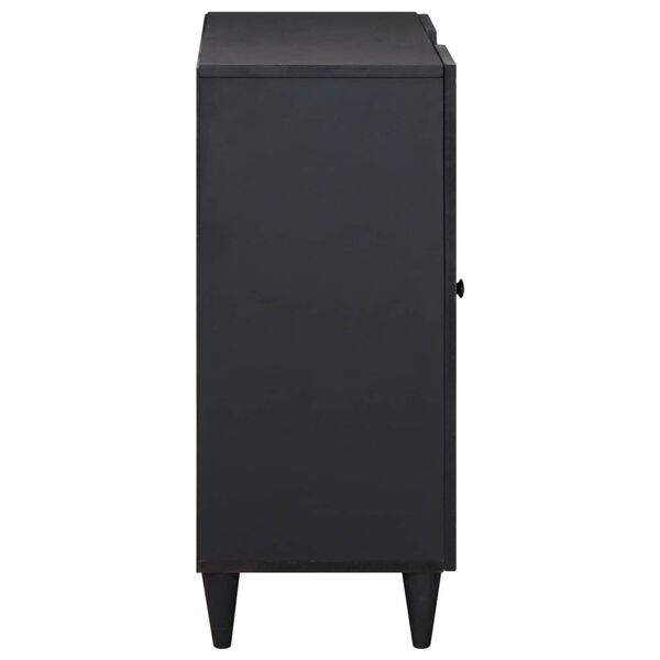 vidaXL Opbevaringsskabe Flerfarvet 90 x 33,5 x 75 cm Massivt mangotræ