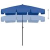 vidaXL strandparasol 200x125 cm azurblå