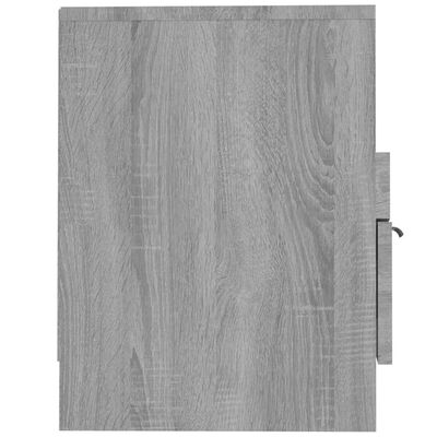 vidaXL tv-bord 150x33,5x45 cm konstrueret træ grå sonoma-eg