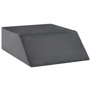 vidaXL Benpude Ensfarvet Gr&aring; 63 x 52 x 19 cm PU Skum