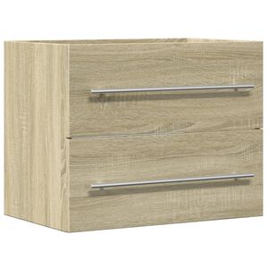 vidaXL vaskeskab 60x38,5x48 cm konstrueret tr&aelig; sonoma-eg