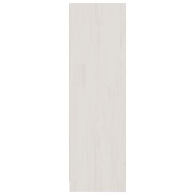 vidaXL bogreol 70x33x110 cm massivt fyrretræ hvid