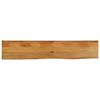 vidaXL bordplade 140x30x2,5 cm naturlig kant massivt mangotr&aelig;