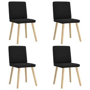 vidaXL spisebordsstole 4 stk. stof sort