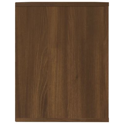 vidaXL skoreol 75x35x45 cm konstrueret træ brun egetræsfarve