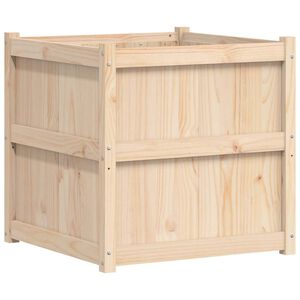 vidaXL plantekasse 70x70x70 cm massivt fyrretr&aelig;