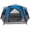 vidaXL Hyttetelt Blå 400 x 350 x 212 cm 185T Polyester med PU Coating