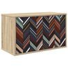 vidaXL V&aelig;gh&aelig;ngt TV Skab OMMEN 69 x 33 x 40 cm Sonoma-eg
