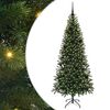 vidaXL Kunstigt juletr&aelig; med 300 LED'er Gr&oslash;n 180 cm PE og PVC