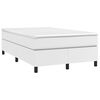 vidaXL Boxspring sengeramme 120x200 cm kunstl&aelig;der hvid