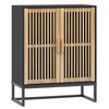 vidaXL sk&aelig;nk 60x30x75 cm konstrueret tr&aelig; sort