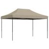 vidaXL Party Tent Gr&aring;brun 279 x 410 x 315 cm Oxford stof