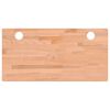 vidaXL skrivebordsplade 100x50x1,5 cm massivt b&oslash;getr&aelig;
