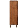 vidaXL Highboard med hylde Brun 40 x 33 x 110 cm Massivt mangotræ
