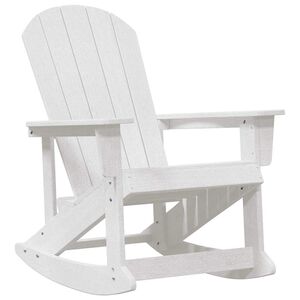 vidaXL Adirondack gyngestol Hvid HDPE