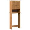 vidaXL Toilet Skab VIGO Brun og honningbrun 60 x 27 x 161 cm