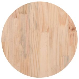 vidaXL bordplade &Oslash;30x3 cm rund massivt fyrretr&aelig;