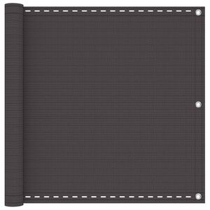 vidaXL Altan Sk&aelig;rm Antracit 75 x 700 cm HDPE og Aluminium