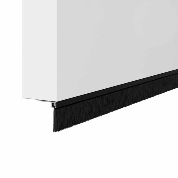 vidaXL Skruemonterede d&oslash;rb&oslash;rste t&aelig;tninger 2 pcs Sort 100 cm