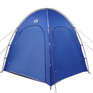 vidaXL Pool Telt Azure Blue 366 x 305 x 231 cm Polyester og Fiberglass