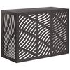 vidaXL Air Conditioner Cover Sort 110 x 50 x 80 cm St&aring;l