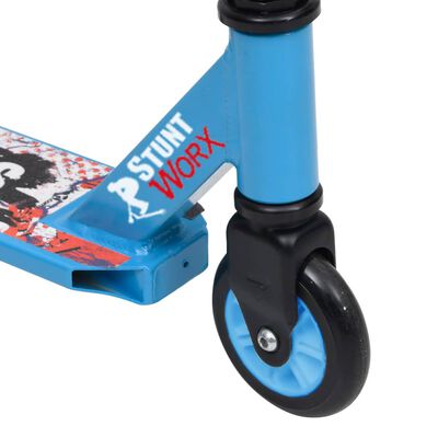 vidaXL løbehjul med aluminiumsstyr blå
