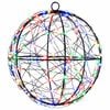 vidaXL Julefinial lys 200 LED'er Flerfarvet Diameter 20 x 22 cm