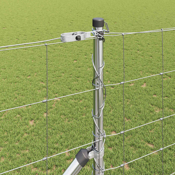 vidaXL Hegnsp&aelig;l Galvaniseret 50 x 1,4 m St&aring;l