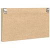 vidaXL vitrineskab 100x8,5x58 cm konstrueret tr&aelig; sonoma-eg