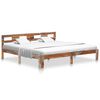 vidaXL sengeramme uden madras 200x200 cm massivt tr&aelig;